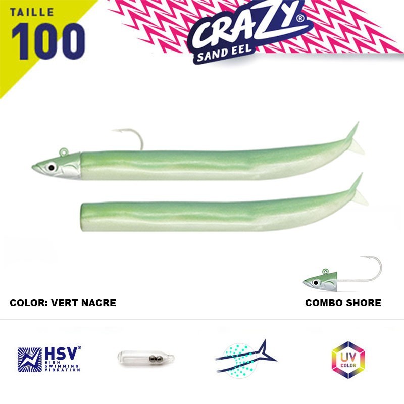 Fiiish Crazy Sand Eel 100 - Combo Shore