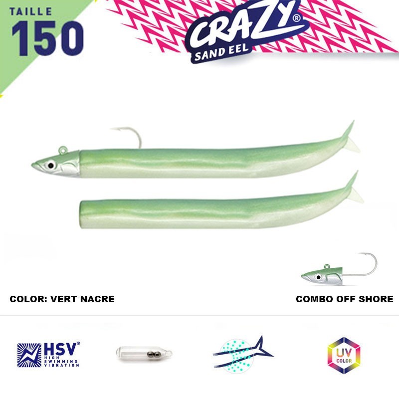 Fiiish Crazy Sand Eel 150 - Combo Off Shore