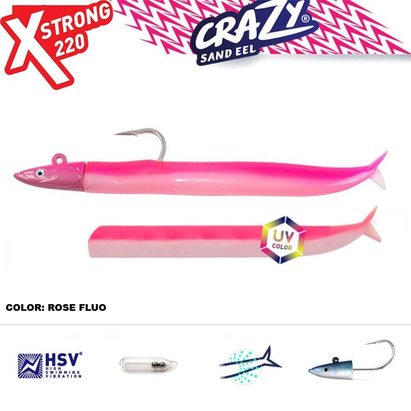 Fiiish Crazy Sand Eel 220 - Combo X-Strong