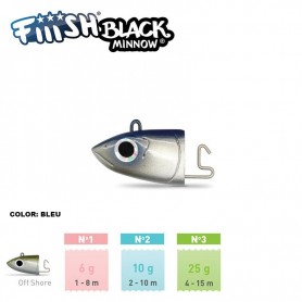 Teste di ricambio Fiiish Black Minnow - OffShore