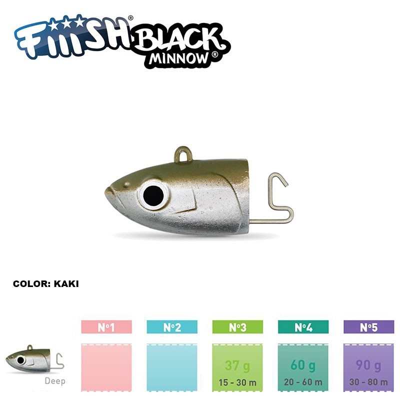 Teste di ricambio Fiiish Black Minnow - Deep