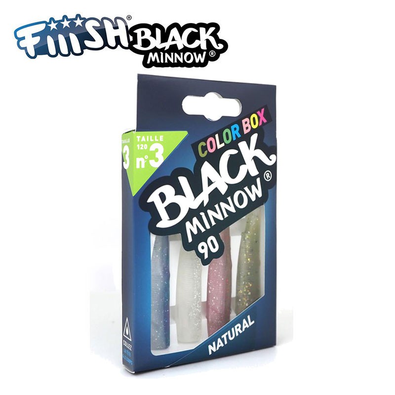 FIIISH BLACK MINNOW 120 N.3 COLOR BOX NATURAL