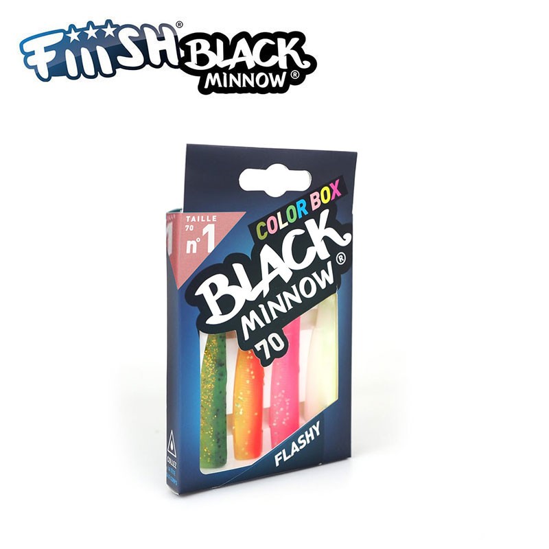 FIIISH BLACK MINNOW 70 N.1 COLOR BOX FLASHY