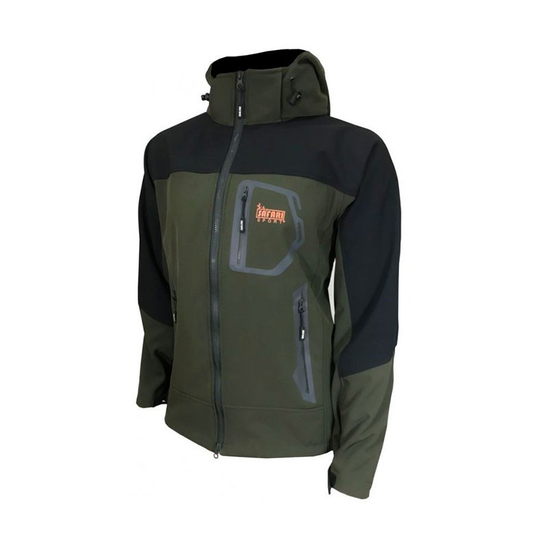 SAFARI GIACCA SOFTSHELL VERDE ART. SG01