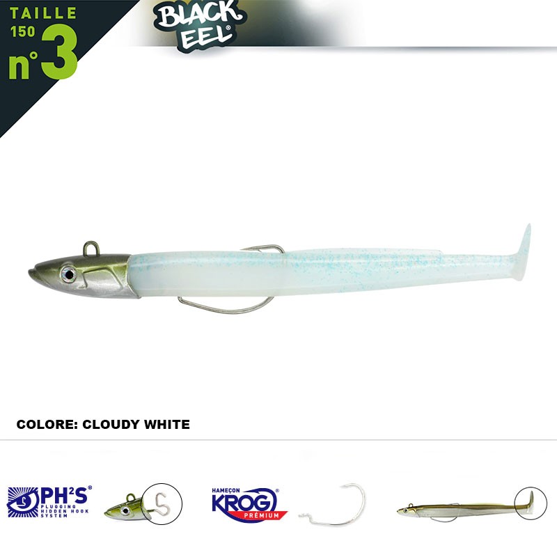 FIIISH BLACK EEL N.3 150 SIMPLE COMBO SHORE 20 GR