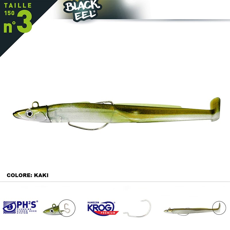 FIIISH BLACK EEL N.3 150 SIMPLE COMBO OFF SHORE 40 GR