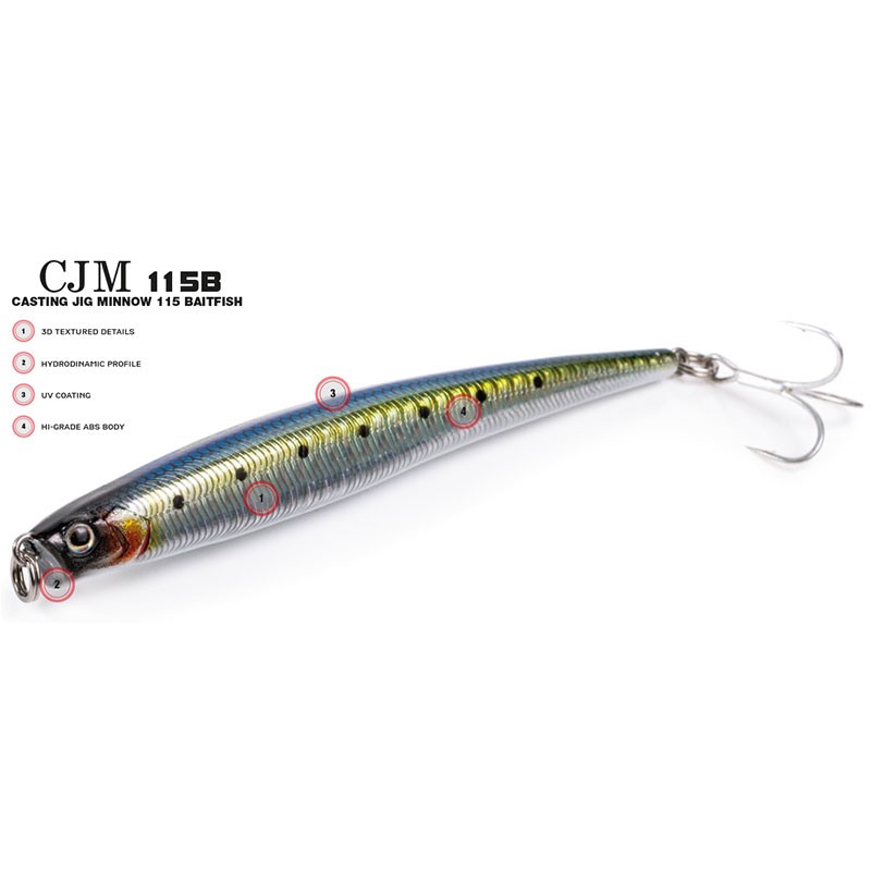 MOLIX CASTING JIG MINNOW 115 BAITFISH