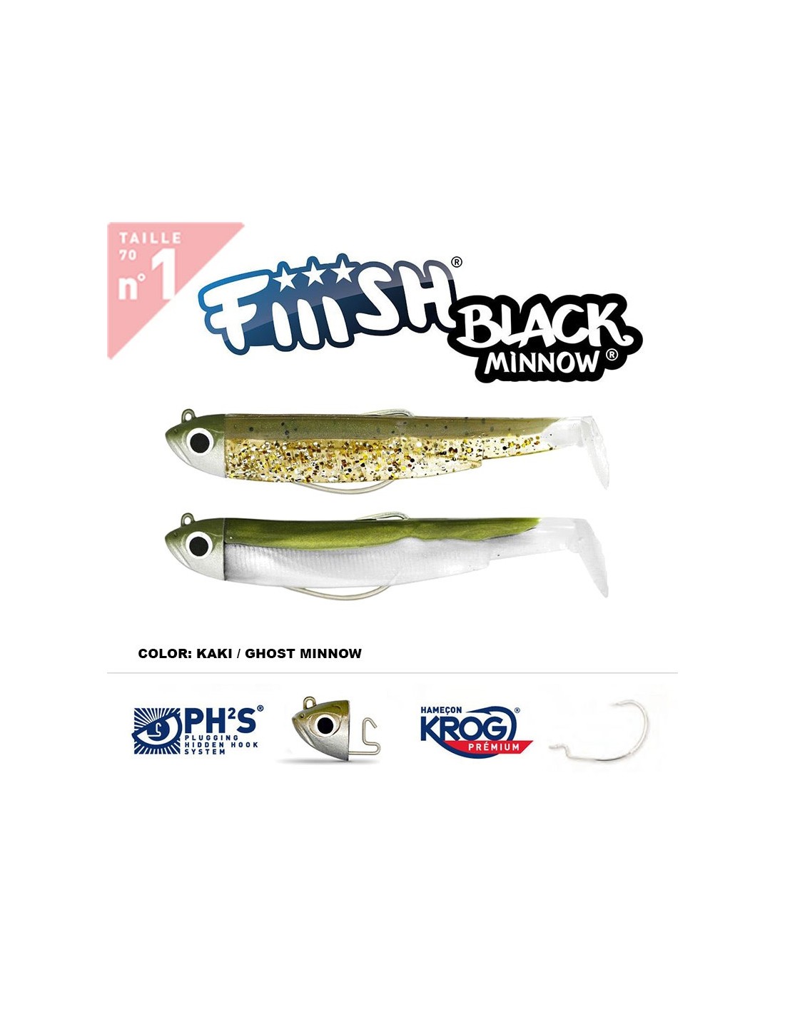 FIIISH Black Minnow 70 Double Combo Shore 3 Gr