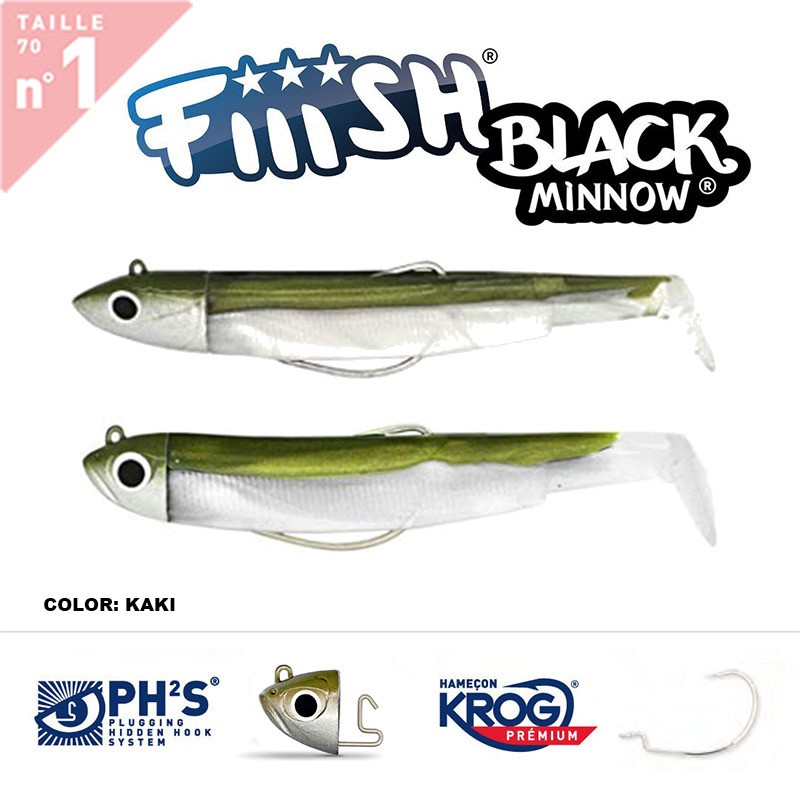 FIIISH BLACK MINNOW 70 N.1 DOUBLE COMBO S. 3g / OFF. 6g