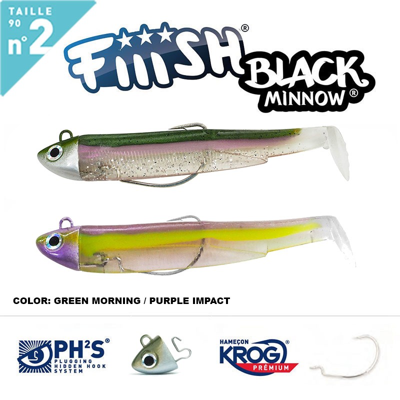 FIIISH Black Minnow 90 Double Combo Search 8 Gr