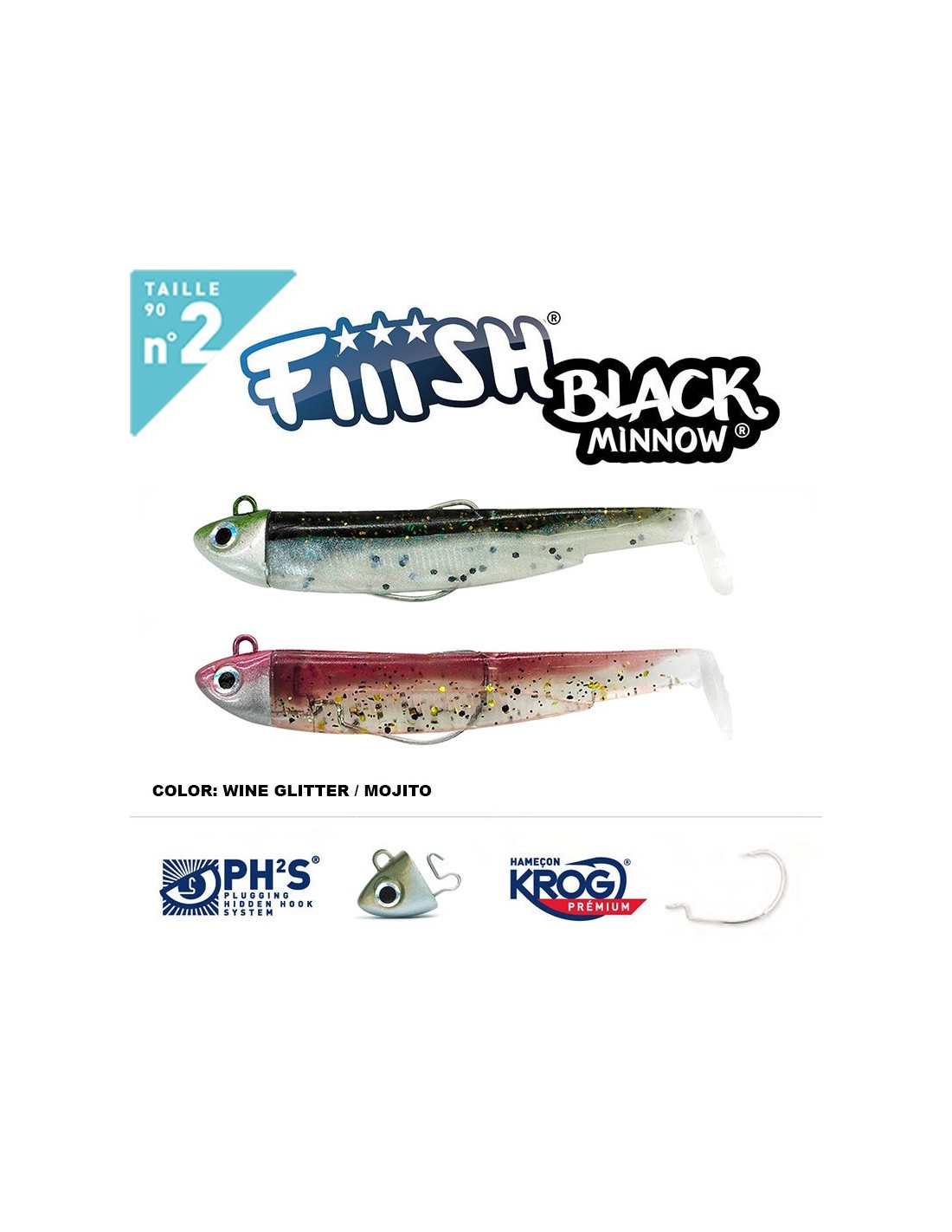 FIIISH Black Minnow 90 Double Combo Search 8 Gr