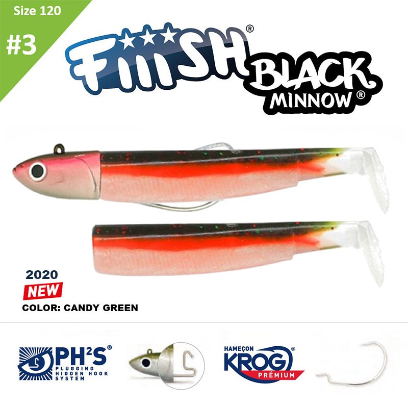 FIIISH BLACK MINNOW 120 N.3 COMBO OFF SHORE 25 GR