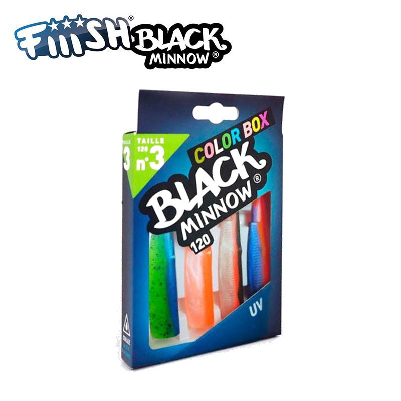 FIIISH BLACK MINNOW 120 N.3 COLOR BOX UV