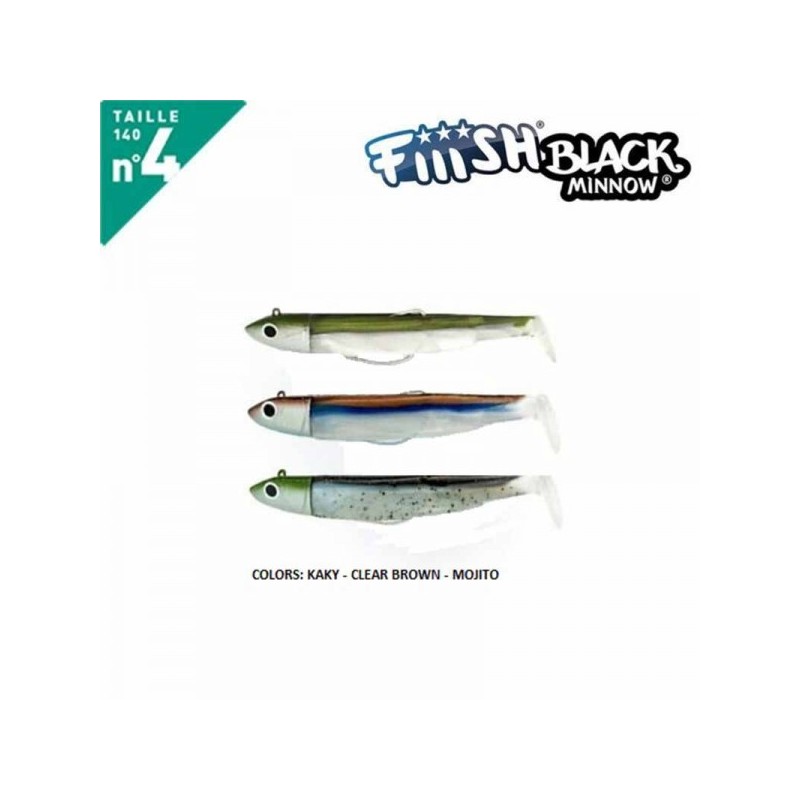 FIIISH BLACK MINNOW 140 N.4 MAXI COMBO OFF SHORE 40 GR