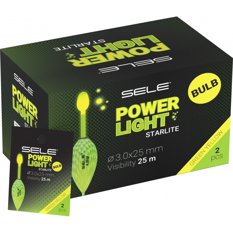 SELE POWER LIGHT STARLITE MM 3X25 BULBO DOPPIO