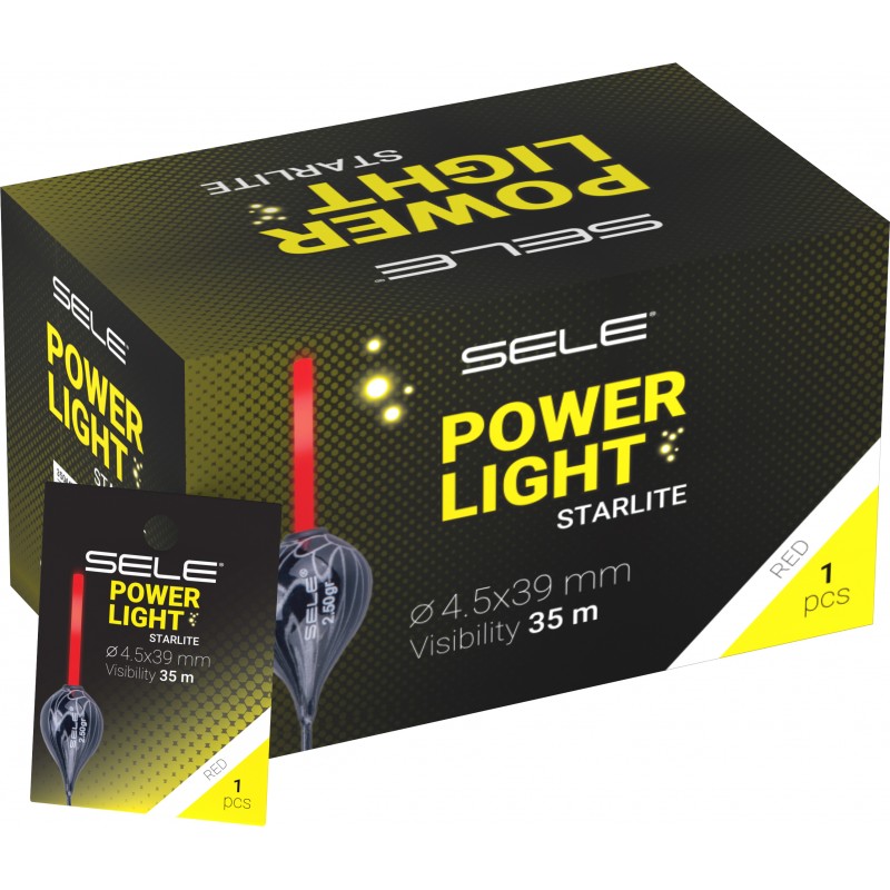 SELE POWER LIGHT STARLITE MM 4.5 X 39 ROSSO SINGOLO