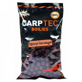 DYNAMITE BAITS BOILIES CARPTEC SPICY SAUSAGE