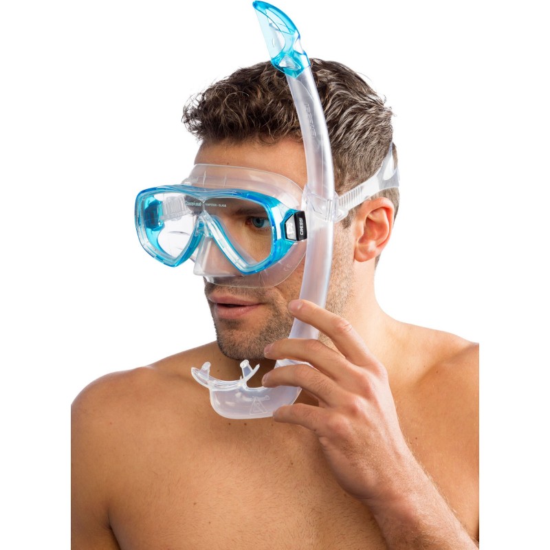 KIT MASCHERA E BOCCAGLIO CRESSI ONDA MARE