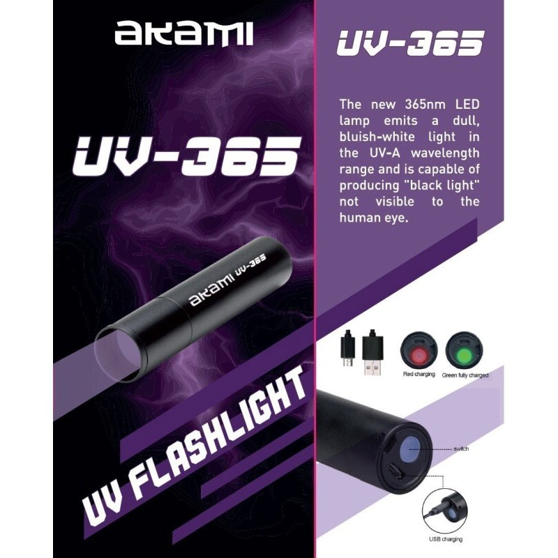 TORCIA  da pesca AKAMI UV-365 | MEGAFISH Store