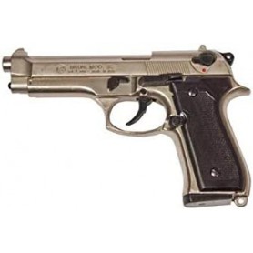 PISTOLA A SALVE BRUNI 92 CALIBRO 9 NIKEL | MEGAFISH SHOP