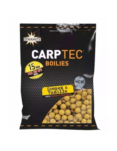 DYNAMITE BAITS BOILIES CARPTEC SCOPEX E VANIGLIA