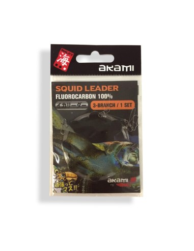 AKAMI SQUID LEADER 3-BRANCH | MEGAFISH Store