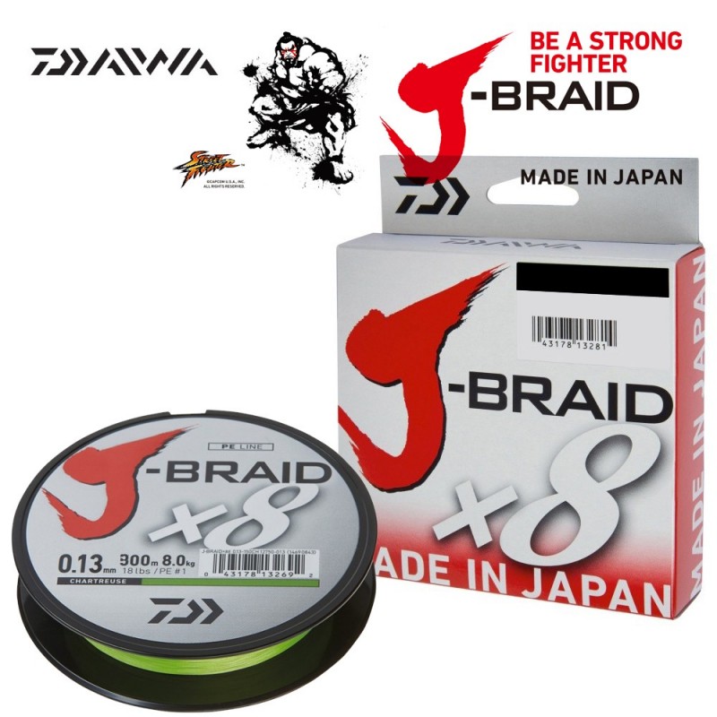 Trecciato Dyneenema Daiwa X8 J-Braid