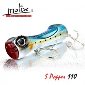 Molix S Popper 110 - Lures Surface – Floating Popper Molix